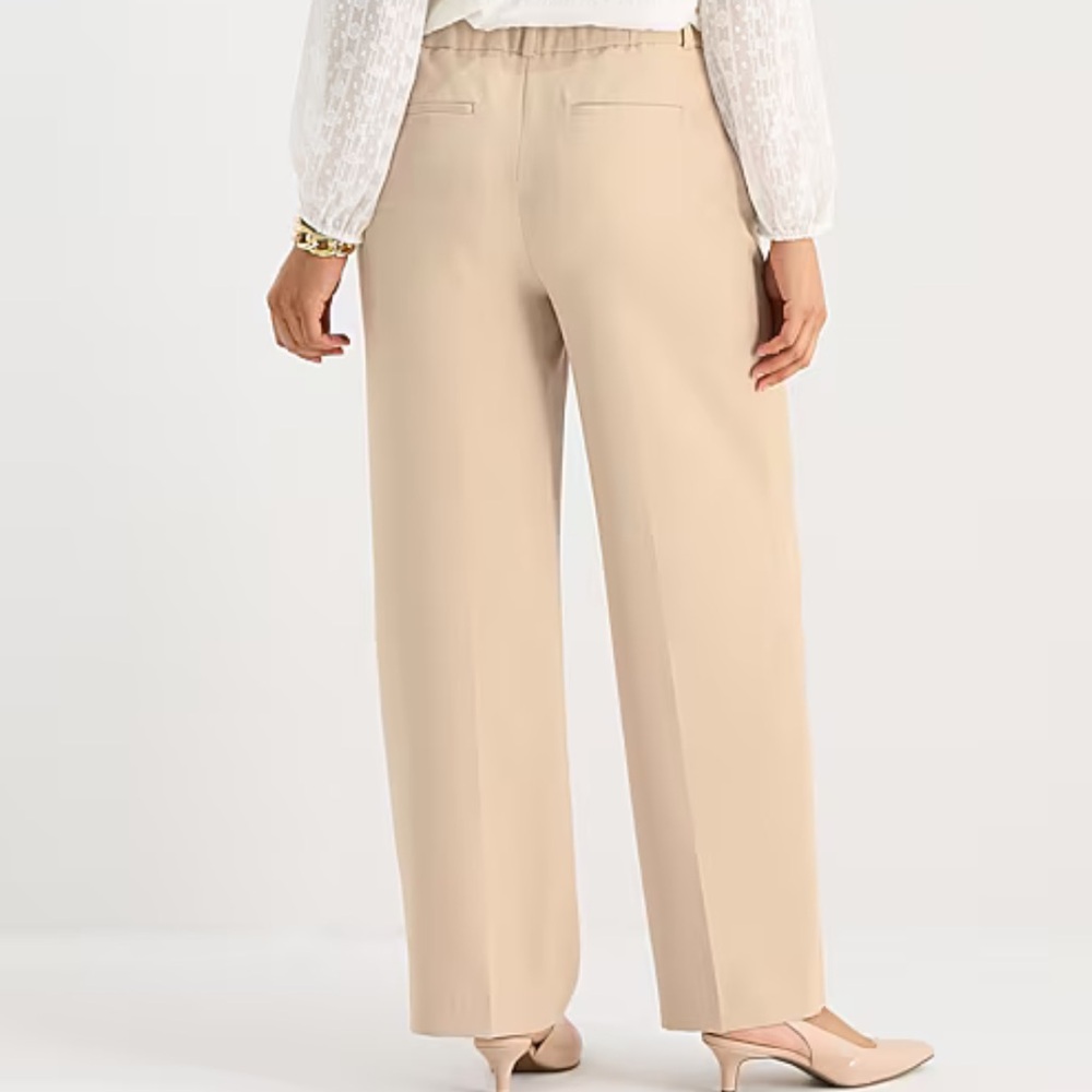 Women’s Liz Claiborne Charlotte Trouser pants - Beige Sz 8P NWT - Picture 3 of 8